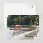 Carte Postale Bateau de pêche (Devant / Derrière)