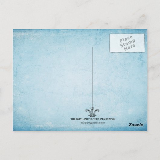 Carte postale bateau de pêche (Dos)