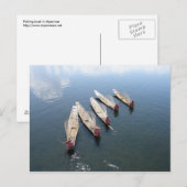 Carte Postale Bateau de pêche 1 (Devant / Derrière)