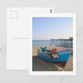 Carte Postale Bateau de pêche à Bognor Regis Sussex UK (Devant / Derrière)