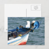 Carte Postale Bateau de pêche à Katakolon en Grèce (Devant / Derrière)