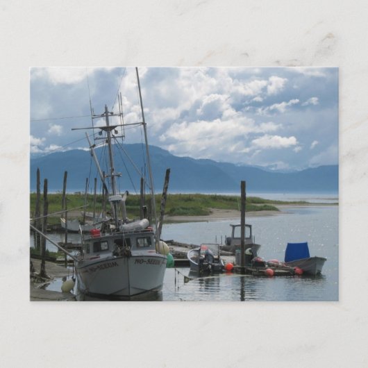 Carte Postale Bateau de pêche de l'Alaska (Devant)