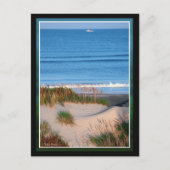 Carte Postale Bateau de pêche près de l'Horizon (Devant)