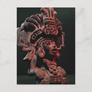 Carte Postale Bateau de poterie précolombien, sous forme humaine