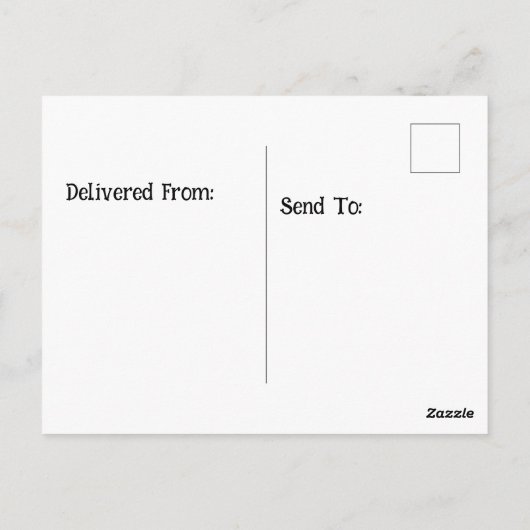 Carte Postale Bateau de rangée vide de lune de phare (Dos)