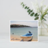 Carte Postale bateau de roatán (Debout devant)