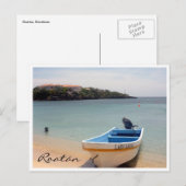 Carte Postale bateau de roatán (Devant / Derrière)