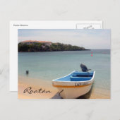Carte Postale bateau de roatán (Devant / Derrière)