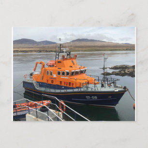 Carte Postale Bateau de sauvetage à Port Askaig, île d'Islay, Éc
