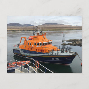 Carte Postale Bateau de sauvetage à Port Askaig, île d'Islay, Éc