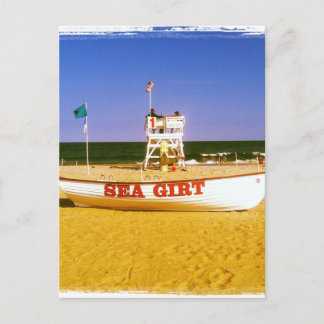 Carte Postale Bateau de sauvetage Sea Girt