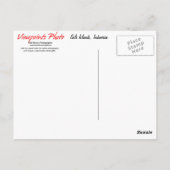 Carte Postale Bateau des îles Gili (Dos)