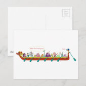 Carte Postale Bateau Dragon - Dragons Fire (Devant / Derrière)