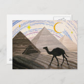 Carte Postale Bateau du désert (Devant / Derrière)