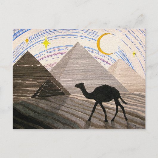 Carte Postale Bateau du désert (Devant)