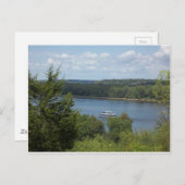 Carte Postale Bateau du fleuve Mississippi (Devant / Derrière)
