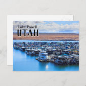 Carte Postale Bateau du lac Powell (Devant / Derrière)