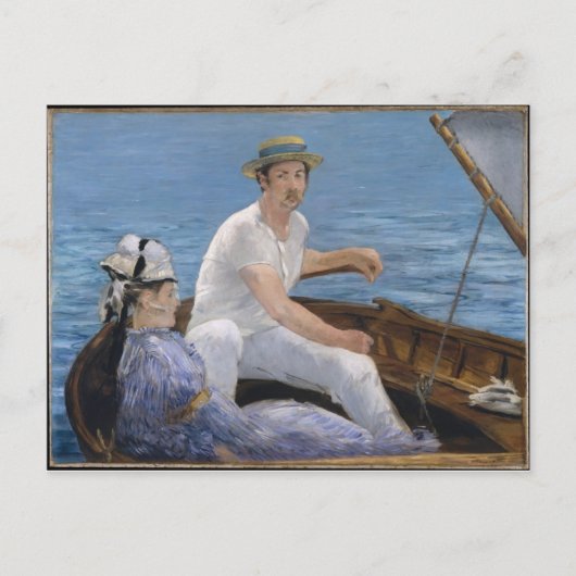 Carte Postale Bateau - Edouard Manet (Devant)