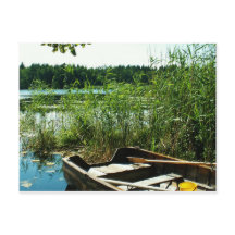 Bateau en bois d'aviron