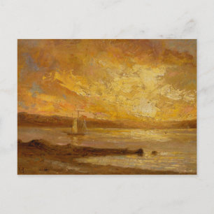 Carte Postale Bateau en mer - Edward Mitchell Banister - c1890