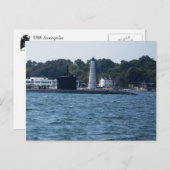 Carte Postale Bateau et phare (Devant / Derrière)