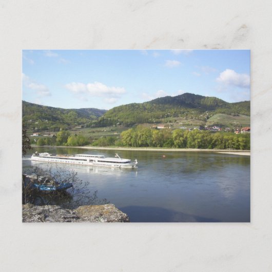Carte Postale Bateau fluvial sur le Danube (Devant)