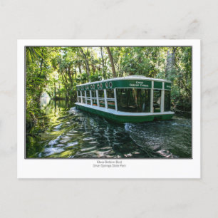 Carte Postale Bateau fond en verre