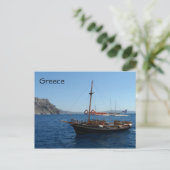 Carte Postale Bateau grec (Debout devant)