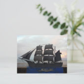 Carte Postale bateau hervey bay (Debout devant)