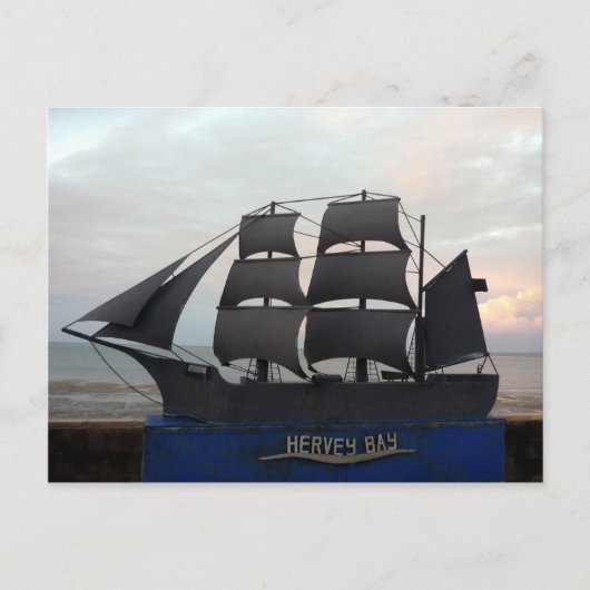 Carte Postale bateau hervey bay (Devant)