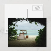 Carte Postale Bateau insulaire des Maldives (Devant / Derrière)