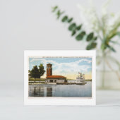 Carte Postale Bateau Landing et Miller Tower (Debout devant)