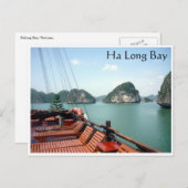 Carte Postale bateau longue baie (Devant / Derrière)