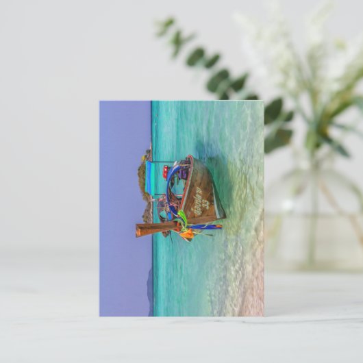 Carte Postale Bateau longue queue, Koh Lipe, Thaïlande (Debout devant)