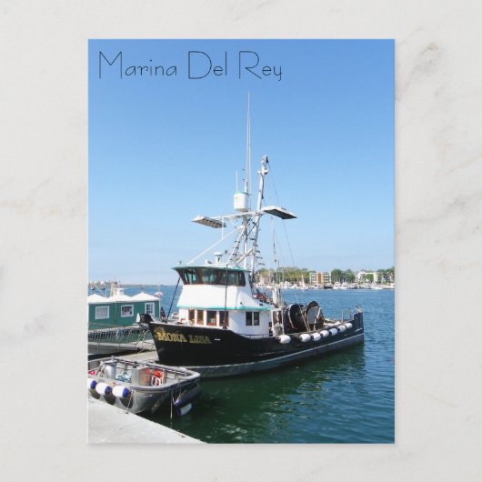 Carte postale Bateau Marina Del Rey ! (Devant)