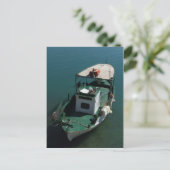 Carte postale bateau méditerranéen (Debout devant)