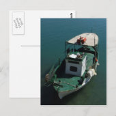 Carte postale bateau méditerranéen (Devant / Derrière)