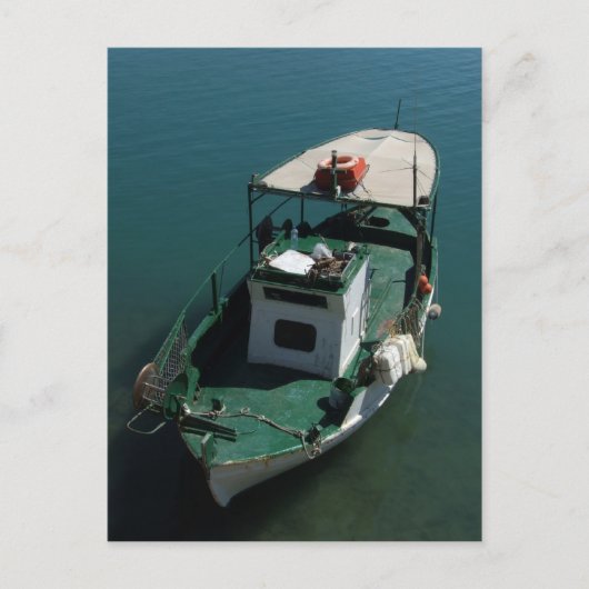 Carte postale bateau méditerranéen (Devant)