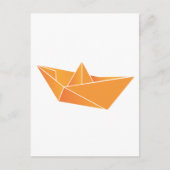 Carte Postale Bateau Origami (Devant)