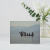 Carte Postale Bateau Pokhara Phewa Lake (Debout devant)