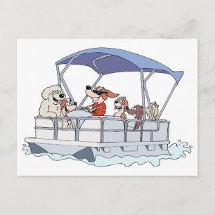 Carte Postale Bateau Pontoon