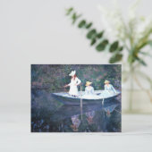 Carte Postale Bateau pour femmes - Claude Monet (Debout devant)