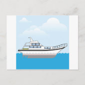 Carte Postale Bateau privé (Devant)