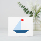 Carte Postale Bateau Red Flag (Debout devant)