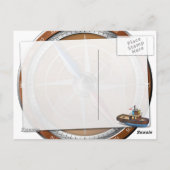 Carte Postale Bateau remorqueur (Dos)
