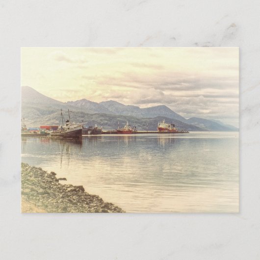 Carte Postale Bateau remorqueur à Worlds End (Devant)