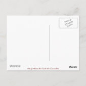 Carte Postale Bateau rouge sur la plage à Mundesley, Norfolk (Dos)