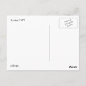 Carte Postale Bateau solitaire (Dos)