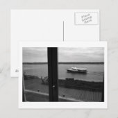 Carte Postale Bateau sur la baie (Devant / Derrière)