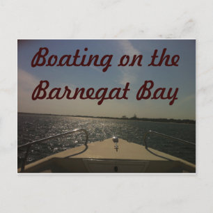 Carte Postale Bateau sur la baie Barnegat